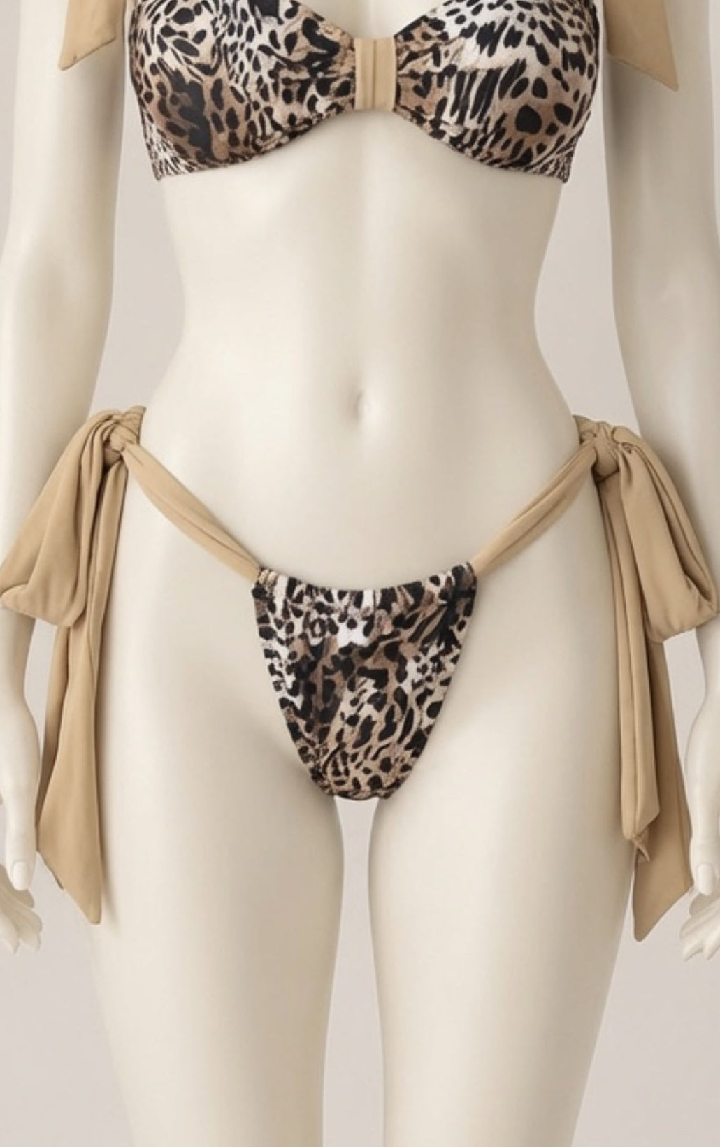 Luxe Leopard bikini bottoms