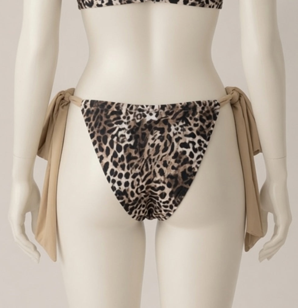 Luxe Leopard bikini bottoms