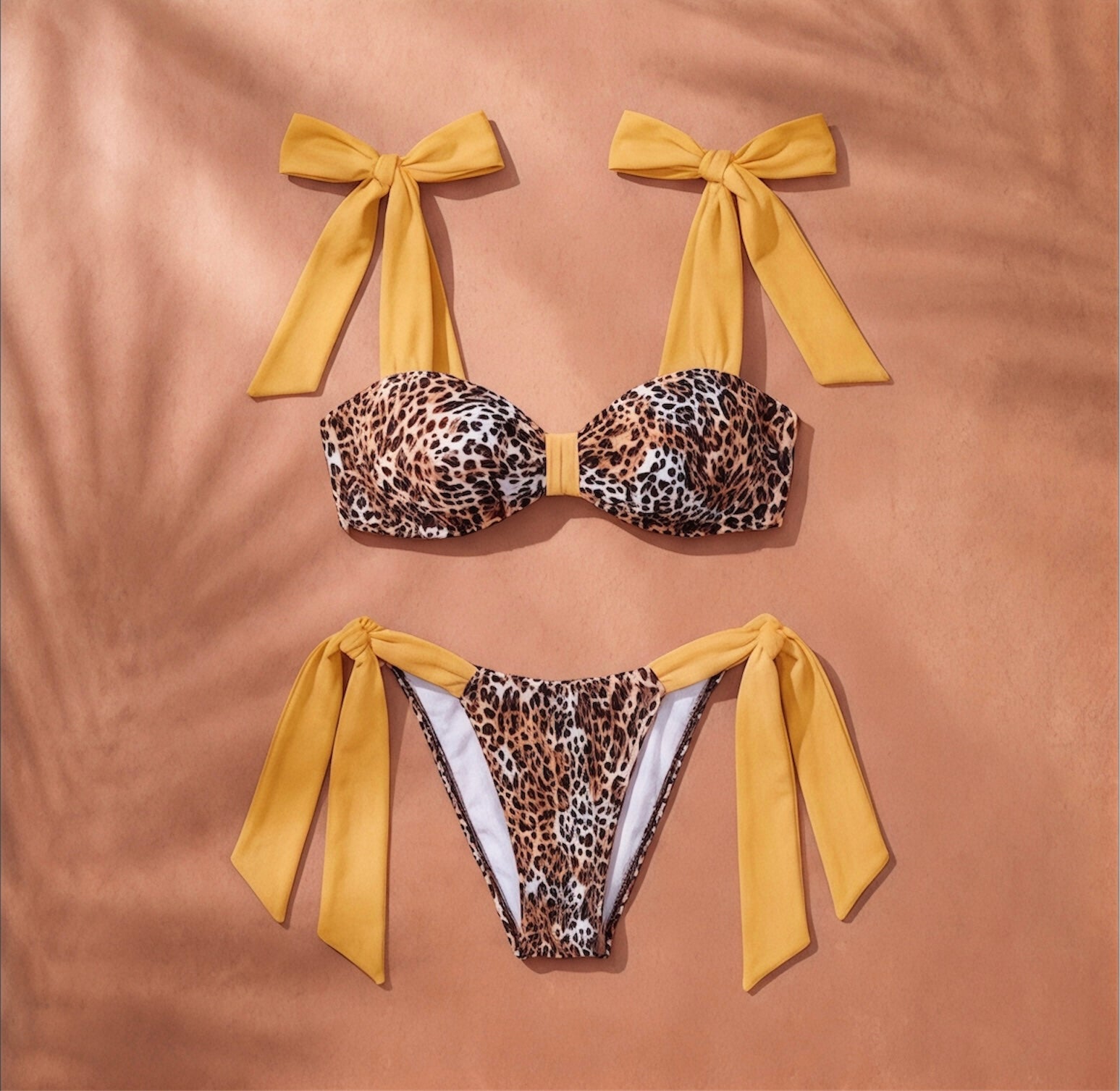 Luxe Leopard bikini bottoms